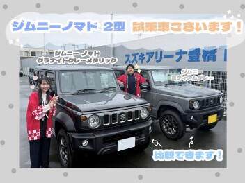 ノマドの新色展示中です♩